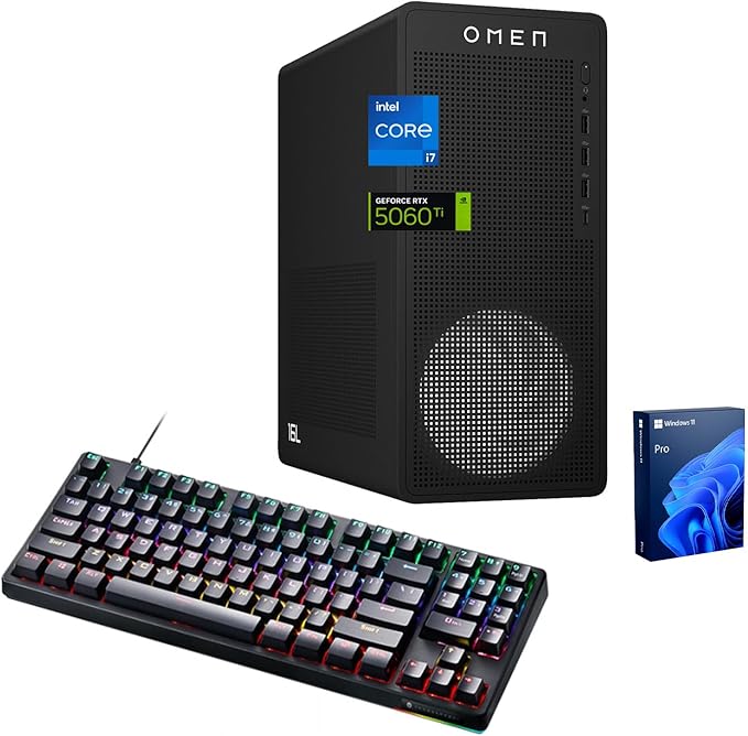15 Best Editing PCs for 4K Video in 2026 16 HP OMEN 16L Gaming Desktop Bundle with RTX 5060 Ti