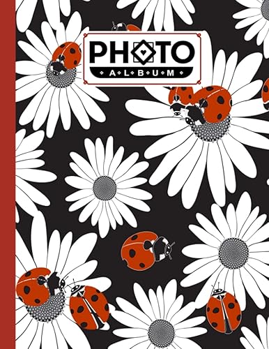 Photo Album ladybug Album, Large Photo Albums with Writing Space Memo, Extra Large Capacity Picture Album, Family, Baby, Wedding, Travel Photo Book,