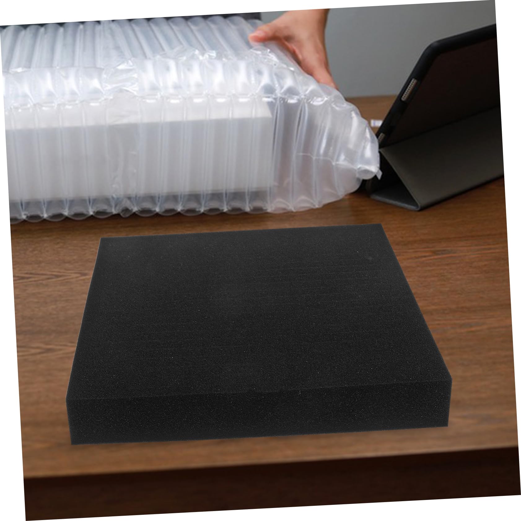 Mikikit 4 Pièces Coussinets de Calage Mousse Rembourrage Emballage Matériaux Emballage Fournitures Inserts Mousse
