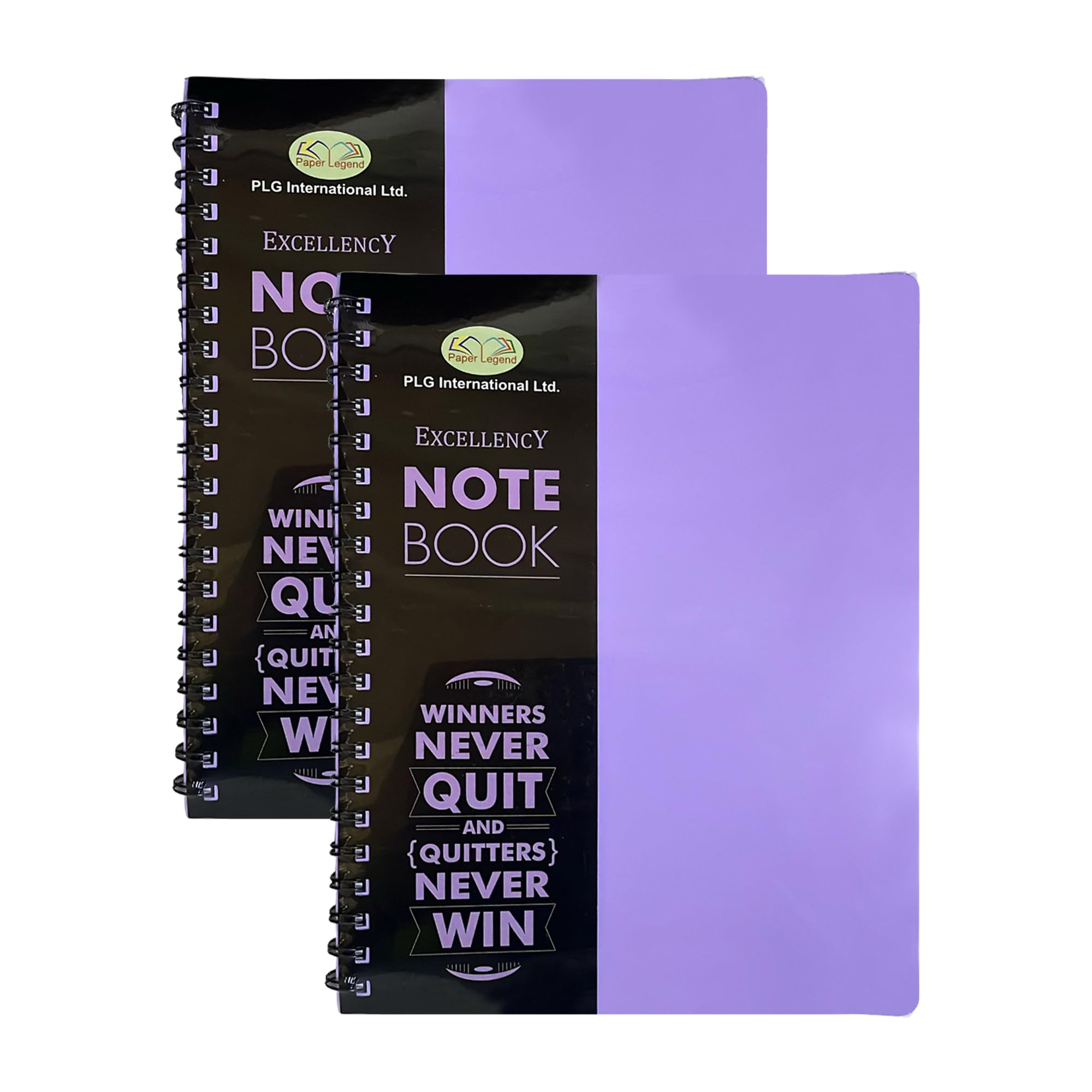 M1SS A4 Purple Wiro Notebook | Twin Wire Spiral | 140 Pages