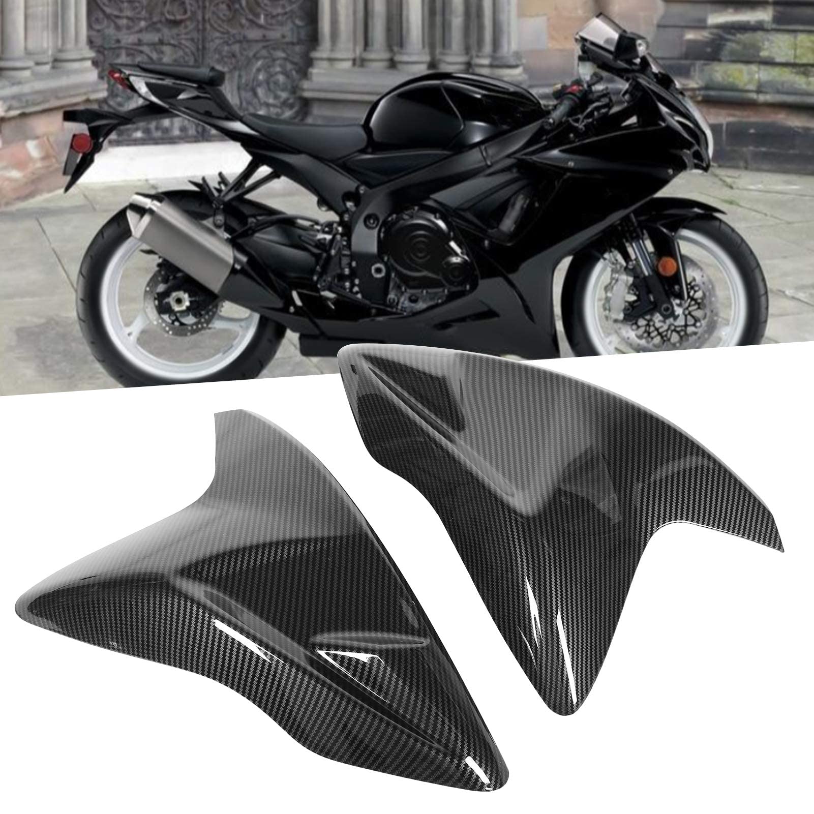 FINMOKAL PAAR Tank Side Cover Panel Kuip Cowl Voor Suzuki GSXR 600 750 2006 2007