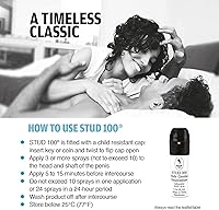Vista 4 de Stud 100 Spray desensibilizador genital masculino, caja de 7/16 onzas líquidas (paquete de 1)