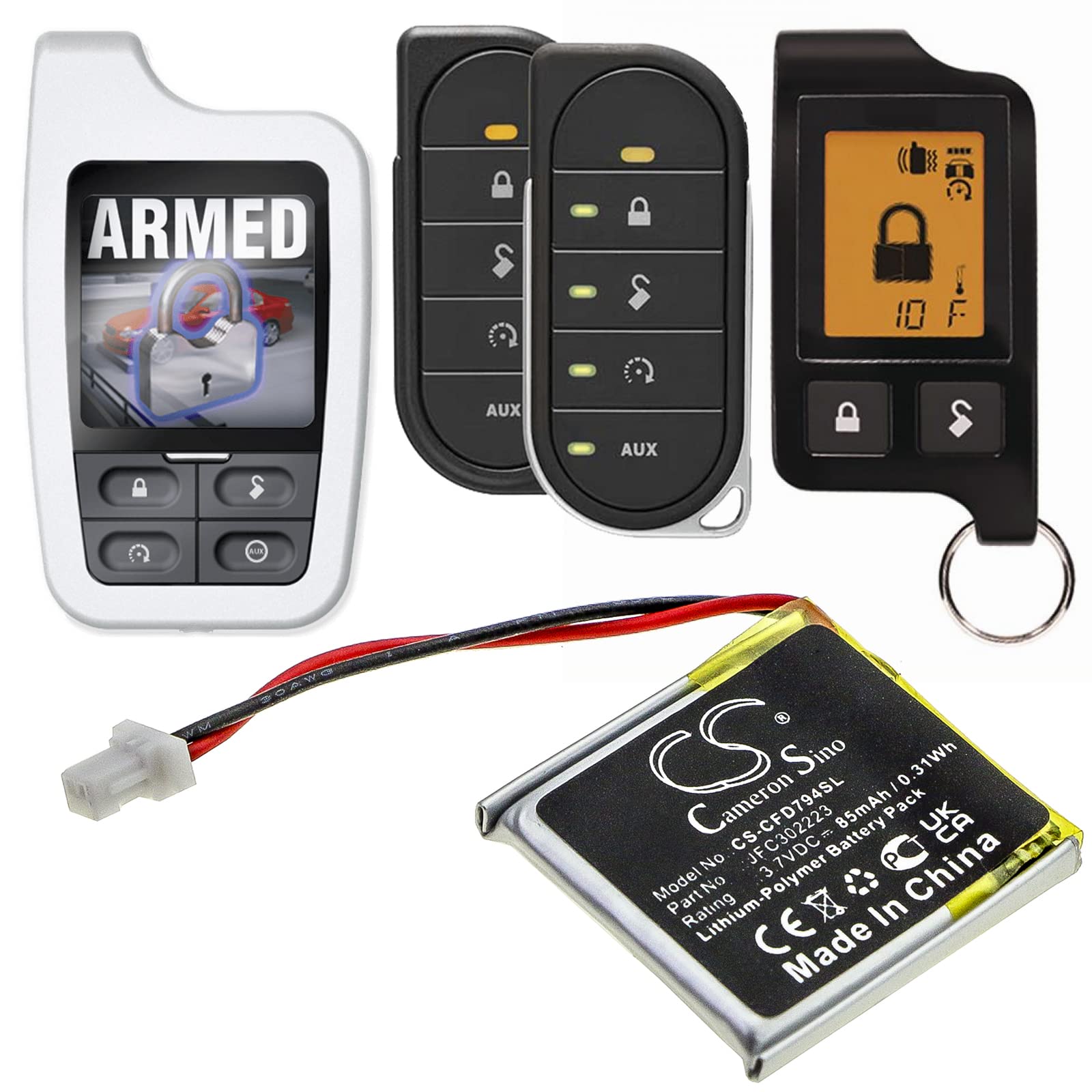 Amazon.com: Zenander 3.7V JFC302223 Battery Replacement for