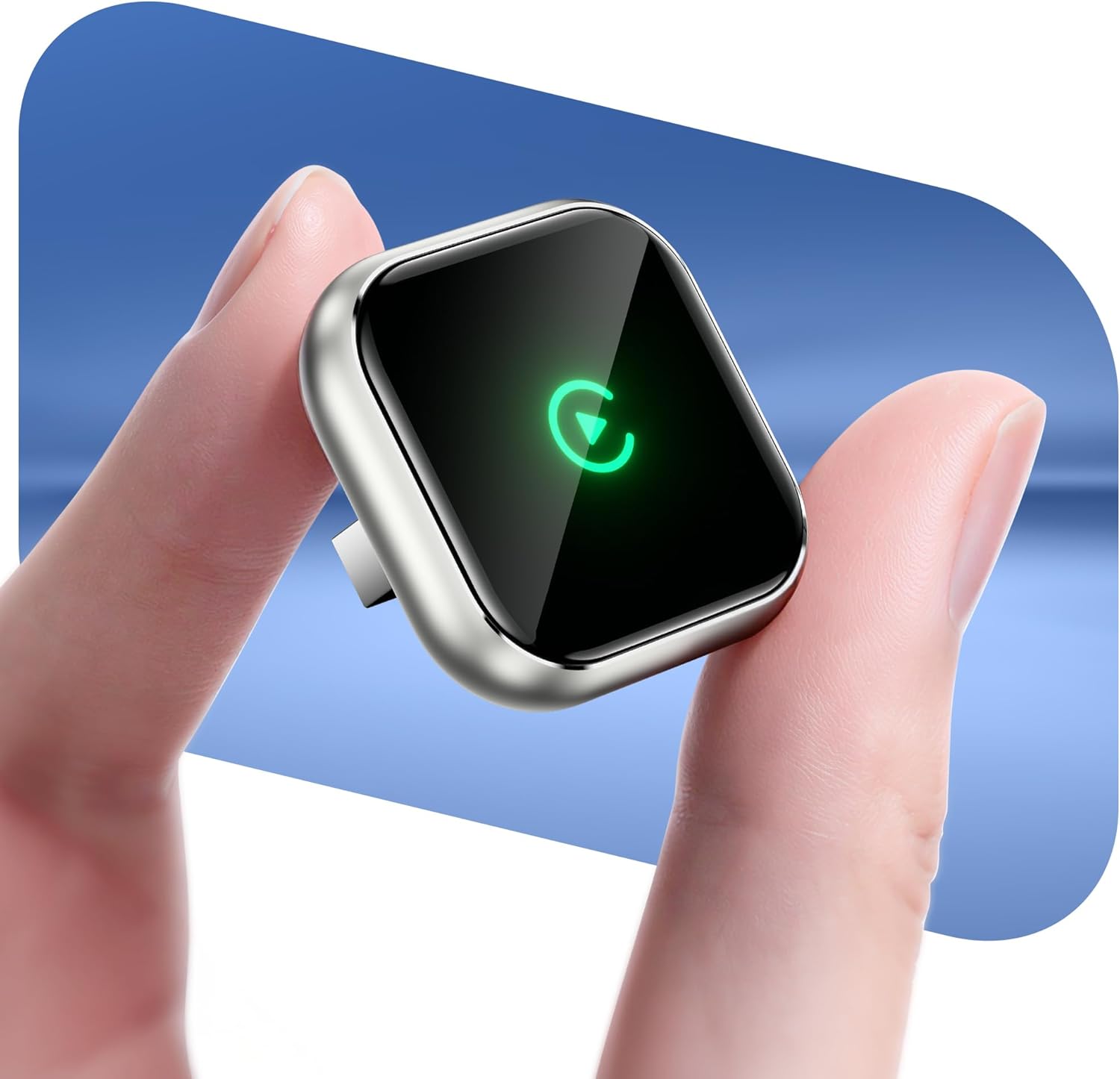 Wireless Carplay Adapter for iPhone - Support GPS Navigation System, Wireless Dongle for Apple Carplay, Compatible with OEM Wired CarPlay in Cars (2016 and Newer) and Motorcycle Silver