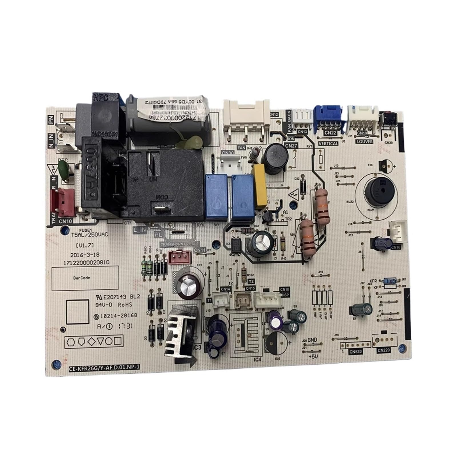 Air conditioning motherboard 17122000020810 CE-KFR26G Y-AF.D.01.NP-1(Dual temperature)