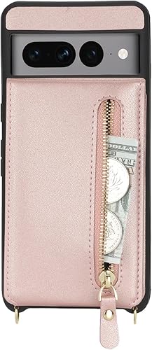 Miniatura 10 de Funda para Google Pixel 6a con tarjetero para mujer, para Pixel 6a, cartera con correa y ranuras para tarjetas de crédito, bandolera con función