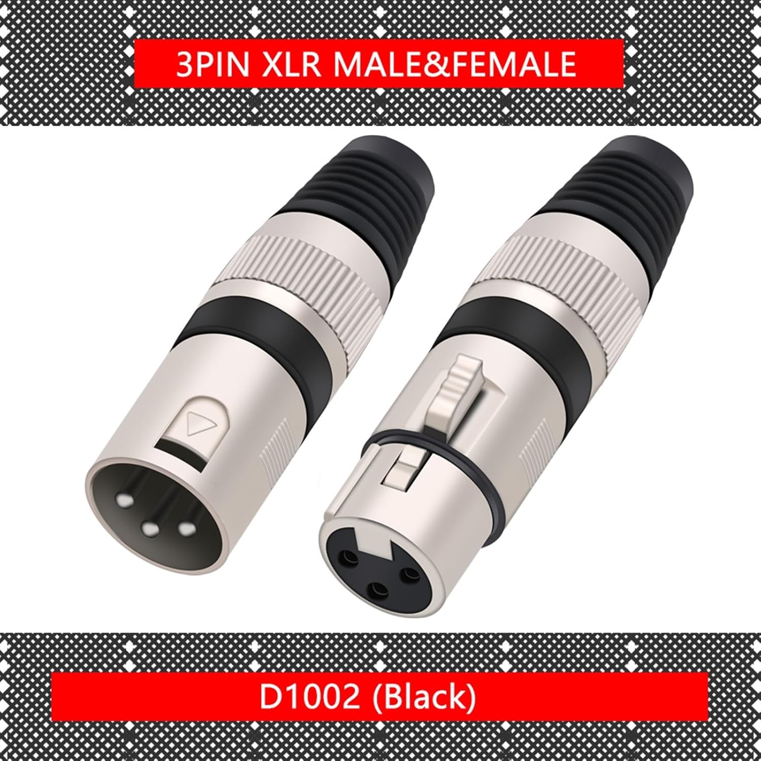 10セット 3ピン XLR メスジャック + オスプラグ プロフェッショナル 3極 XLR ソケット プラグ マイクコネクタ (色: 10セット  10個 3ピン XLR メスジャック + 10個 オスプラグ プロフェッショナル 3極 XLR ソケット プラグ マイク 10セット 3ピン XLR  メスジャック + 10セット 10個 3ピン XLR メスジャック + 10個 オスプラグ プロフェッショナル 3極 XLR ソケット プラグ マイク