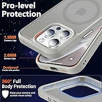 Vista 328 de MOCCA - Funda magnética resistente para iPhone XR de 6.1 pulgadas, compatible con MagSafe, funda con protección contra caídas de grado militar