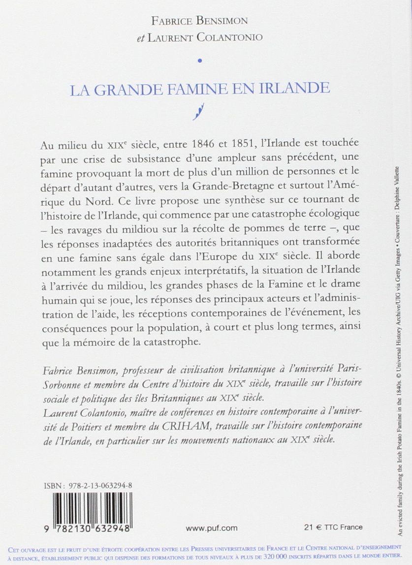 La Grande Famine en Irlande