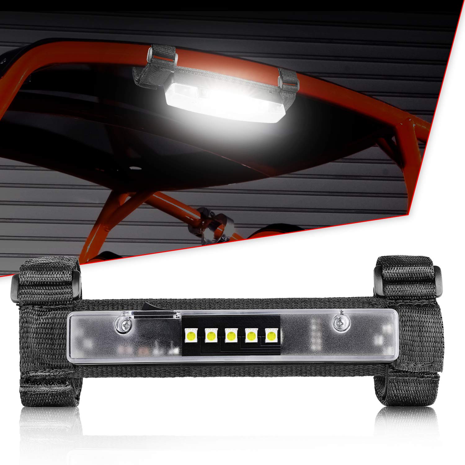 Buy TeochewLED Universal Roll Bar Mount LED Light Utility Roll Cage Light Courtesy Light