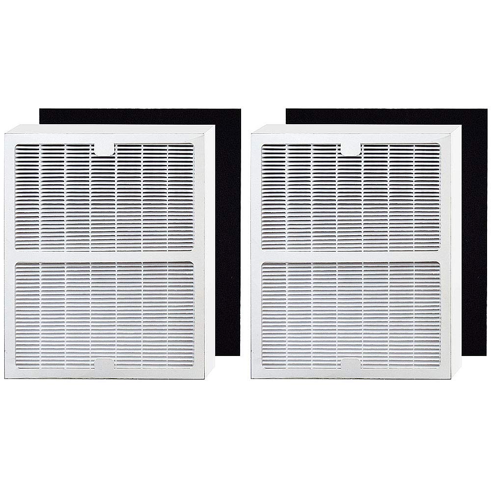 Filtro purificador de Aire de Repuesto A-2 Pack Compatible con purificador de Aire Idylis IAP-10-100 IAPC-10-140 IAP-10-150 AC-2119 Modelo # IAF-H-100A