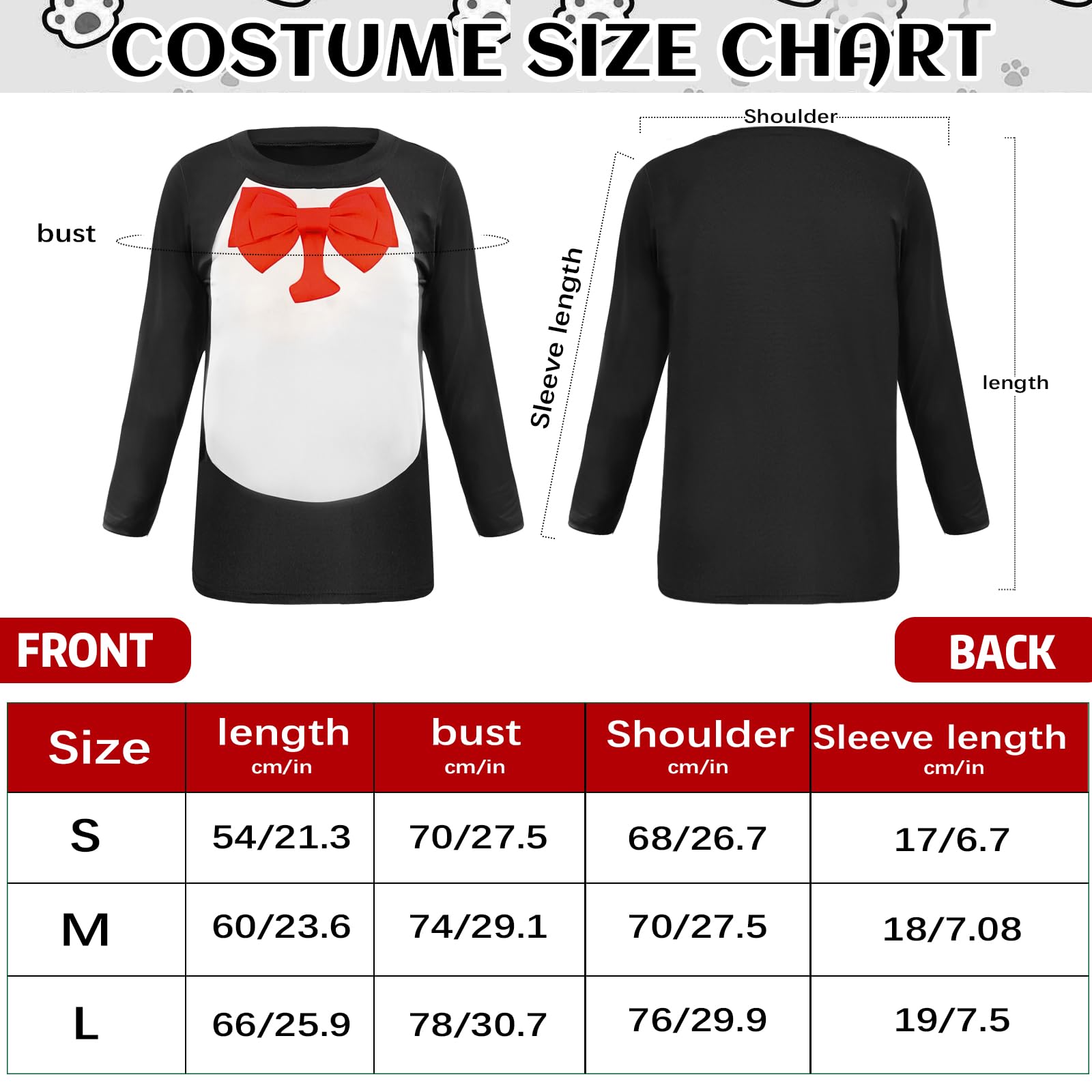 Maazusa World Book Day Cat Costumes Cat Hat Costume Long Sleeve Top Hat Headband Black Star Skirt Tail Gloves Socks Cat Outfit Animal Fancy Dress for World Book Day Carnivals Cosplay Party (M) - Image 2