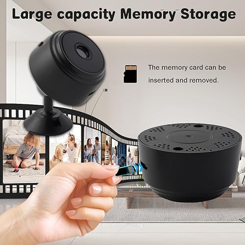 Miniatura 3 de Cámaras ocultas - Cámara de niñera -WiFi inalámbrica -1080P HD cámara de seguridad - Mejor mini - Cámaras de coche para cámara de vigilancia de