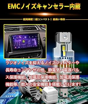 Amazon | SIVNDEAUTO 一体化 最強 超爆光11000LM! H4 led ヘッドライト
