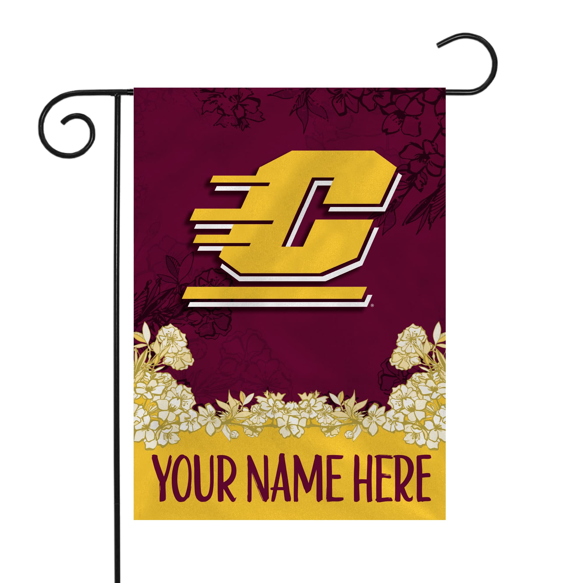 Rico Industries NCAA Standard/Primary Personalized Garden Flag