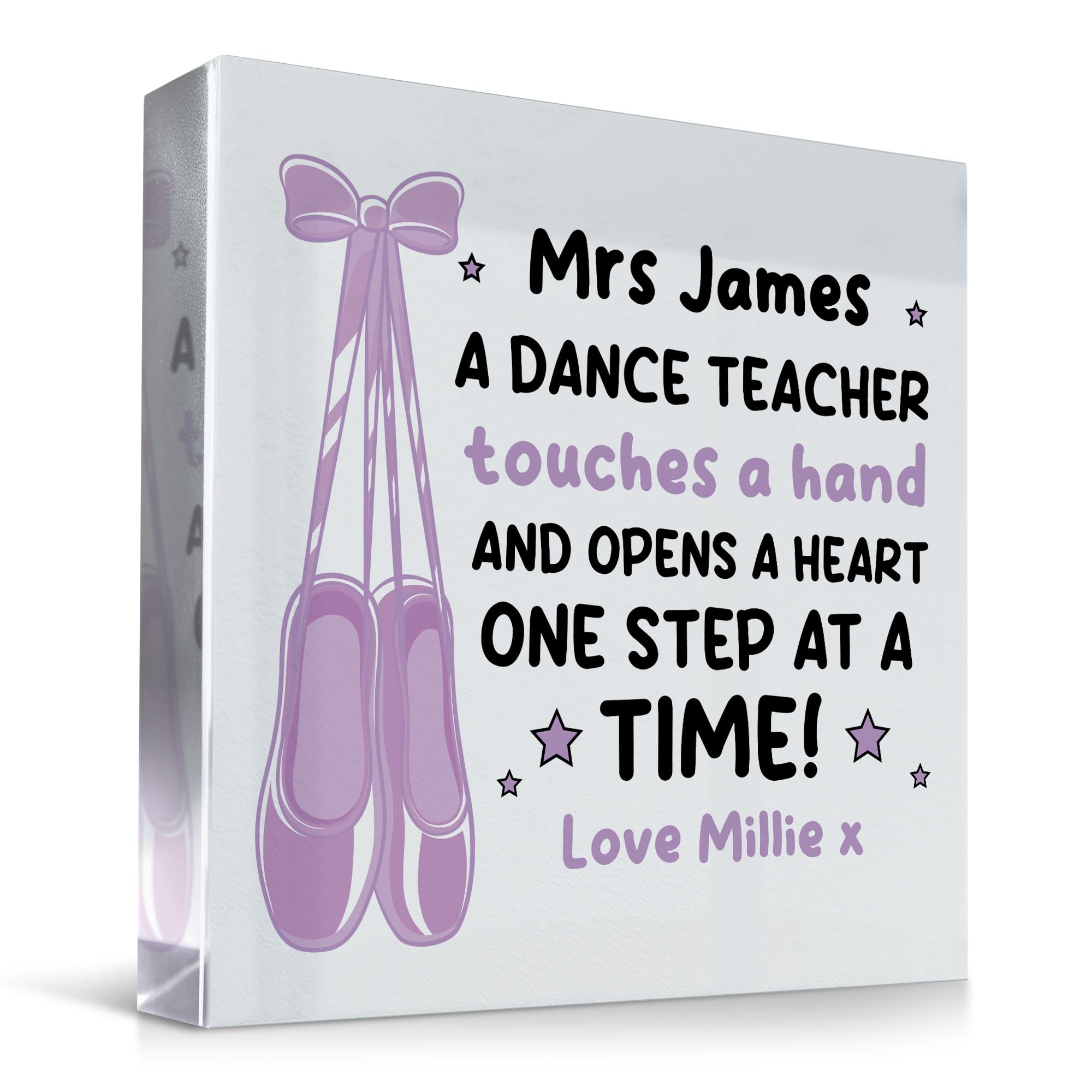 Red Ocean Personalised Dance Teacher Gifts, Ballet Tap Jazz Modern Dance Teacher Gift, Dancing School Gifts, Dance Coach Gifts, Thank You Gift For Her, Leaving Gifts, Gift For Women