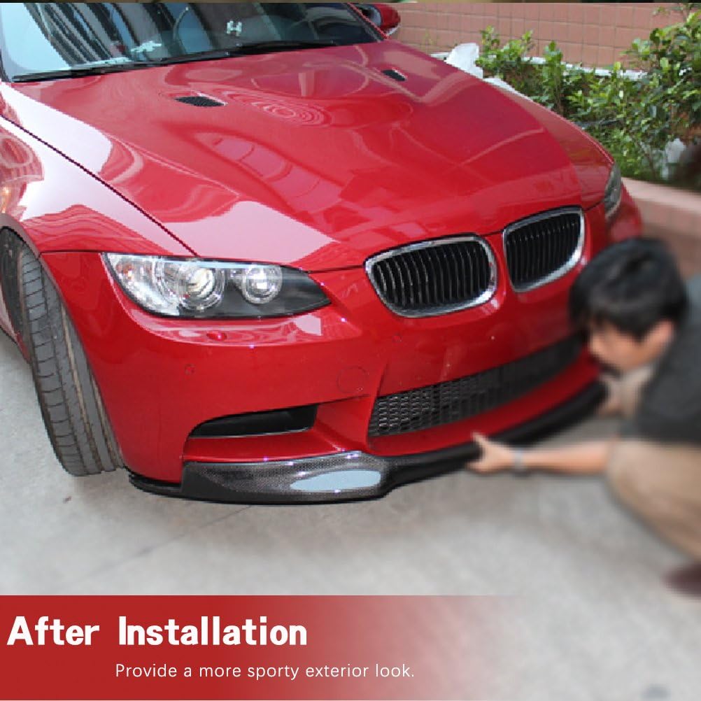 fits BMW E90 E92 E93 M3 Bumper 2008-2014 Carbon Fiber Front Lip Chin Spoiler High End Custom Lip Factory Outlet