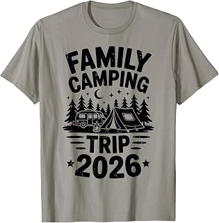 Family Matching Camping 2026 T-Shirt