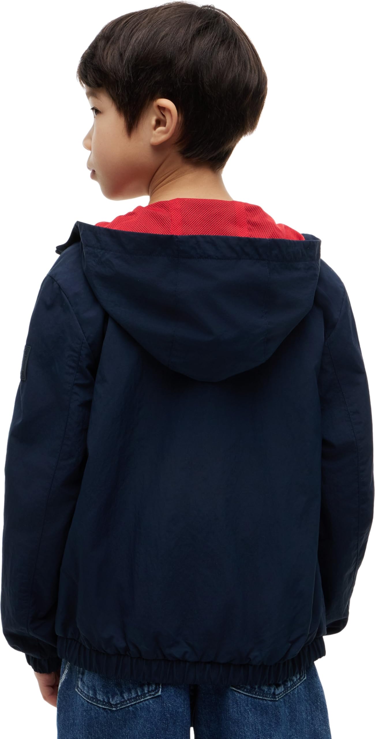 Tommy Hilfiger Windbreaker Graphic Jacket Kb0kb10587 Chaqueta cortavientos Niños