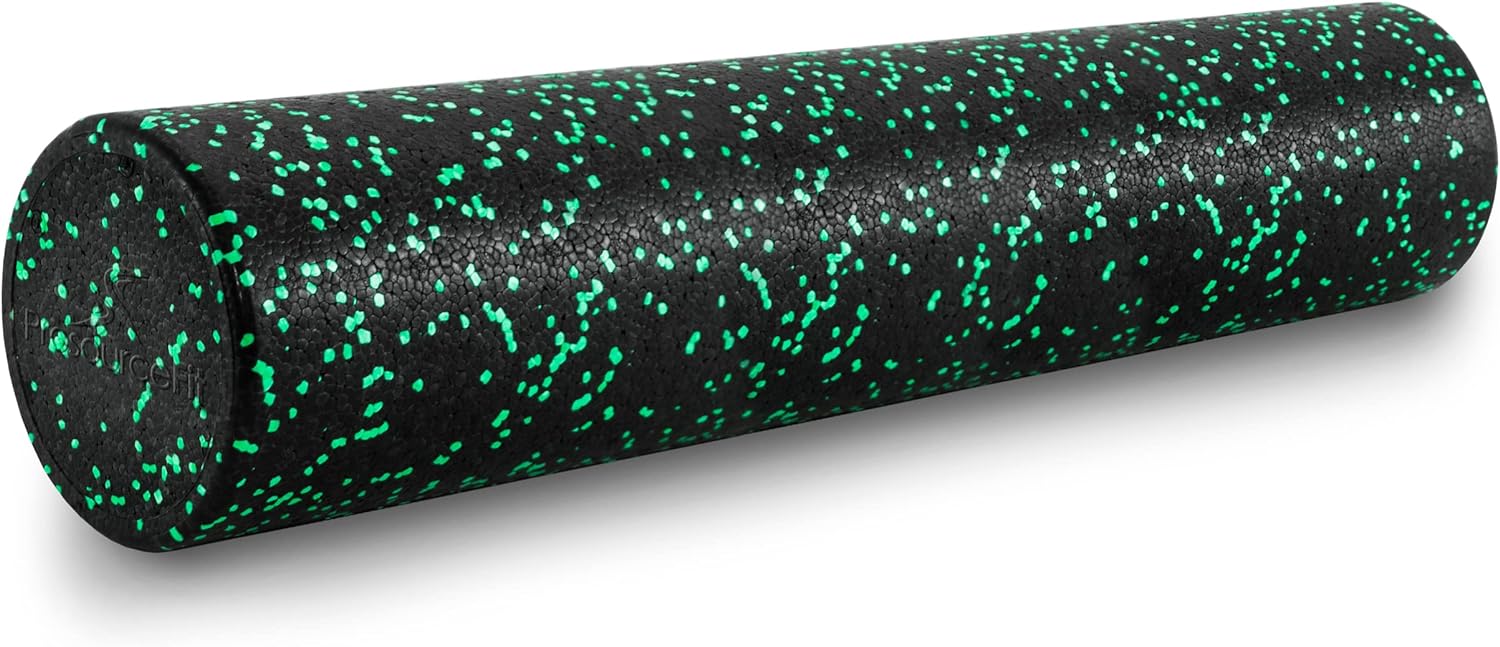 ProsourceFit High Density Foam Rollers Long, Firm Full Body Athletic Massage Tool for Back Stretching, Yoga, Pilates, Post Workout Muscle Recuperation
