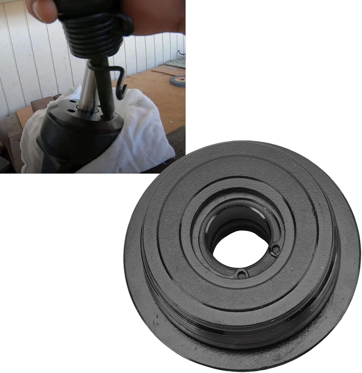 Yosoo Health Gear Tilt Trim End Cap with Seal - 8M0118299 Trim Cylinder End Cap for Outboard Motor 200-225