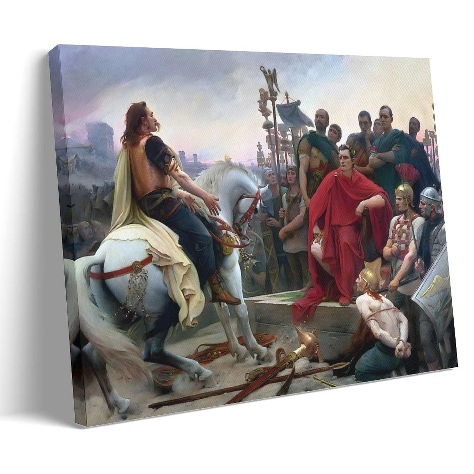 Vercingetorix - Poster su tela con stampa artistica su tela e stampa artistica da parete, stile moderno, per camera da letto, 40 x 60 cm