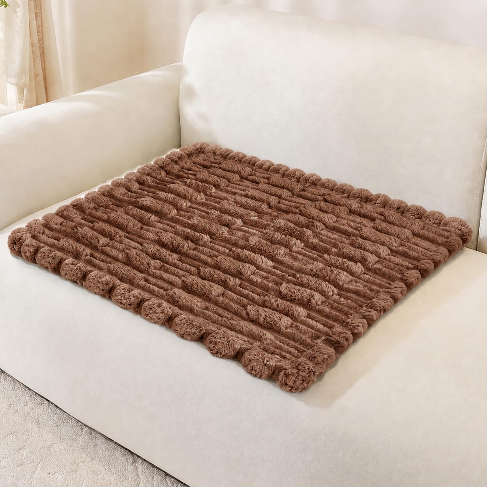 Hiiksolo Waterproof Sofa Cover for Dogs Thick Pet Sofa Protector Non Slip Washable, Couch Cover Furniture Protector for Living Room Dark Grey, 70x70cm