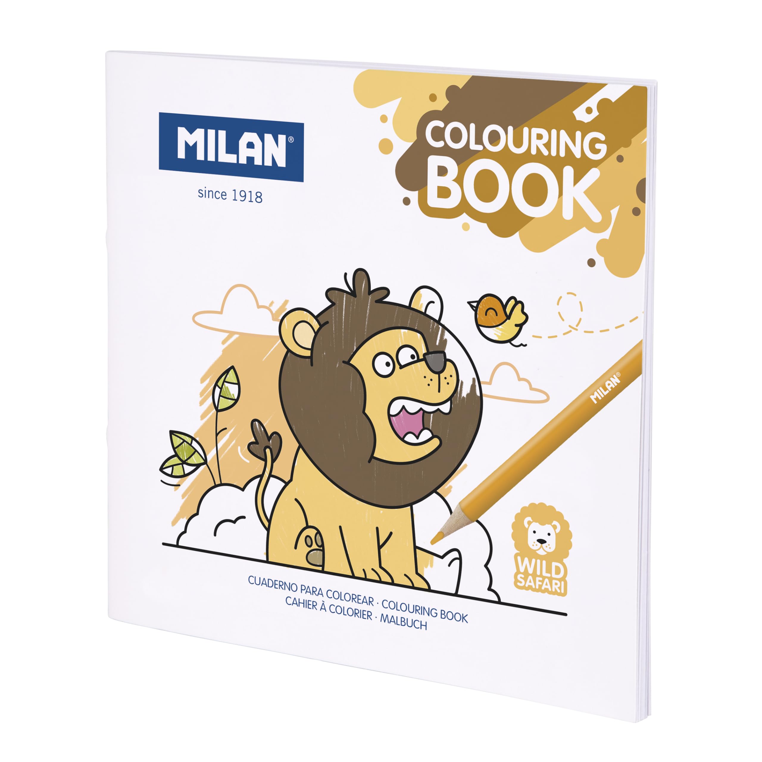 MILAN® Wild Safari Coloring Book
