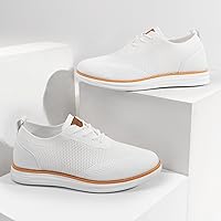Vista 9 de Bruno Marc Zapatillas de malla para hombre Oxfords ligeras