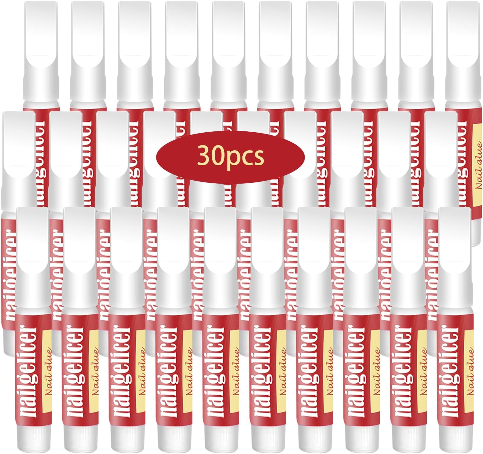 30pcs Long Lasting Nail Tip Glue,Adhesive Super Bond for Acrylic Nails Tips, Repairing of Cracked,Split Natural Nails,Nail Glue for Acrylic Nails Bond…