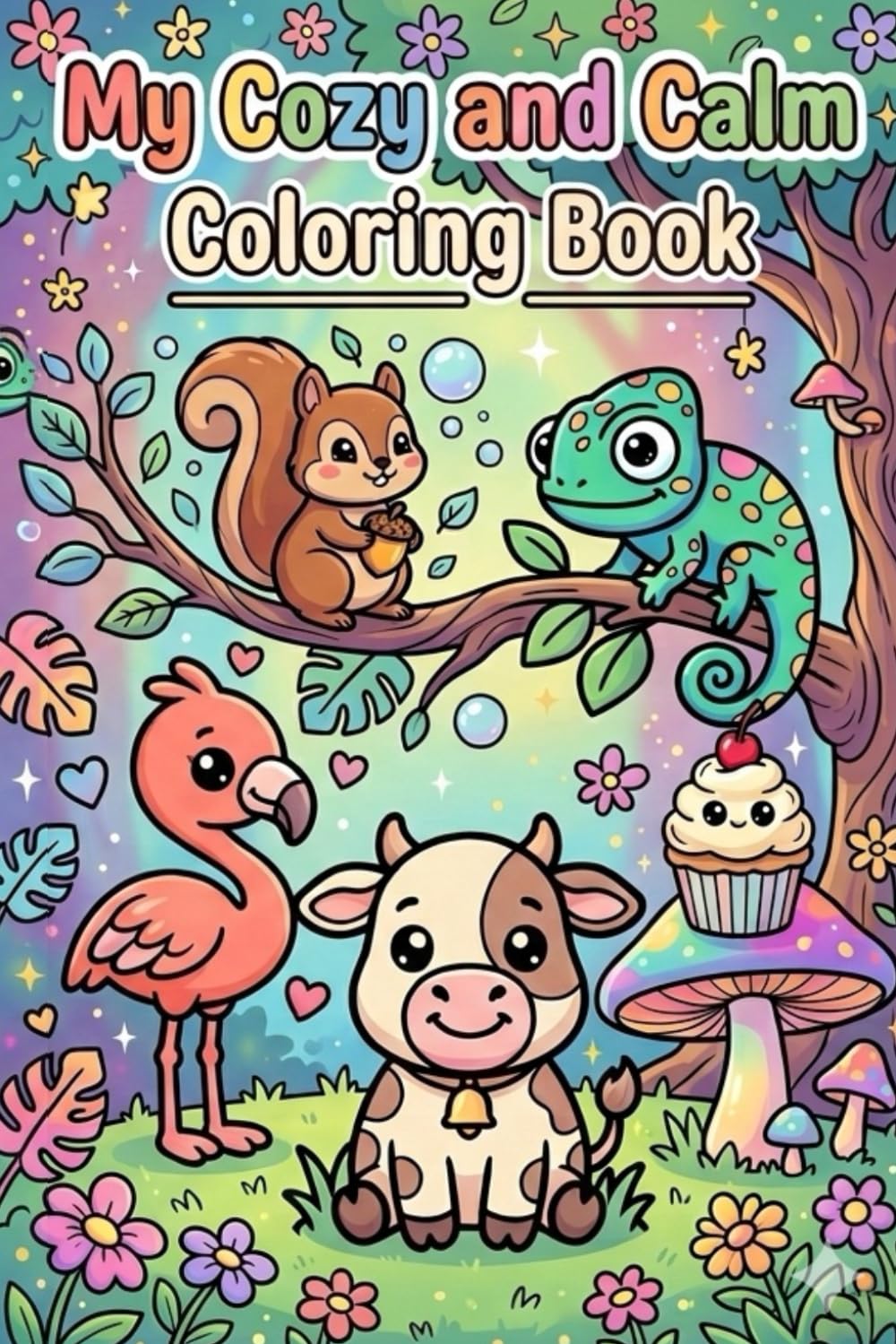 My Cozy and Calm Coloring Book: Cute, Simple, and Relaxing Coloring Pages for Kids to Have Fun, Reduce Stress, and Enjoy Creative Quiet Time