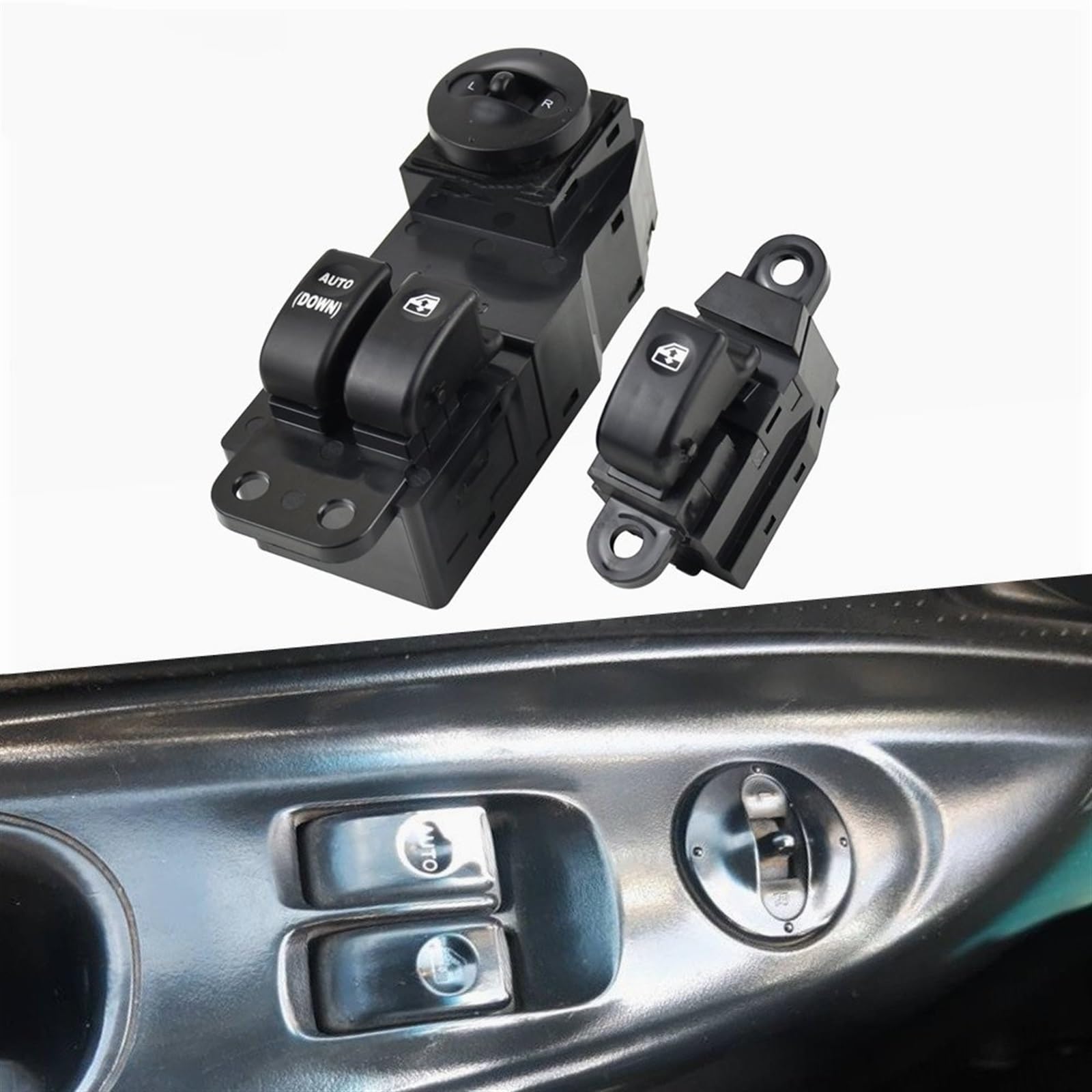 Interruttore di controllo del sollevatore elettric Per Hyundai H1 per Starex 2001-2006 Interruttore alzacristallo elettrico lato guida sinistro per auto 93570-4A000(Master Switch)