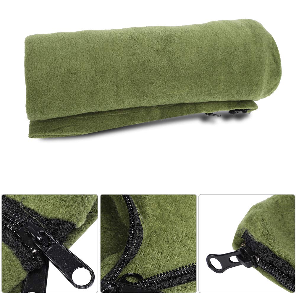 MAGT Sac De Couchage en Laine Polaire, Doublure De Sac De Couchage À Glissière Anti-Peluches en Laine Polaire Chaude Et Confortable pour Adultes Et Enfants Camping en Plein Air Randonnée Voyager