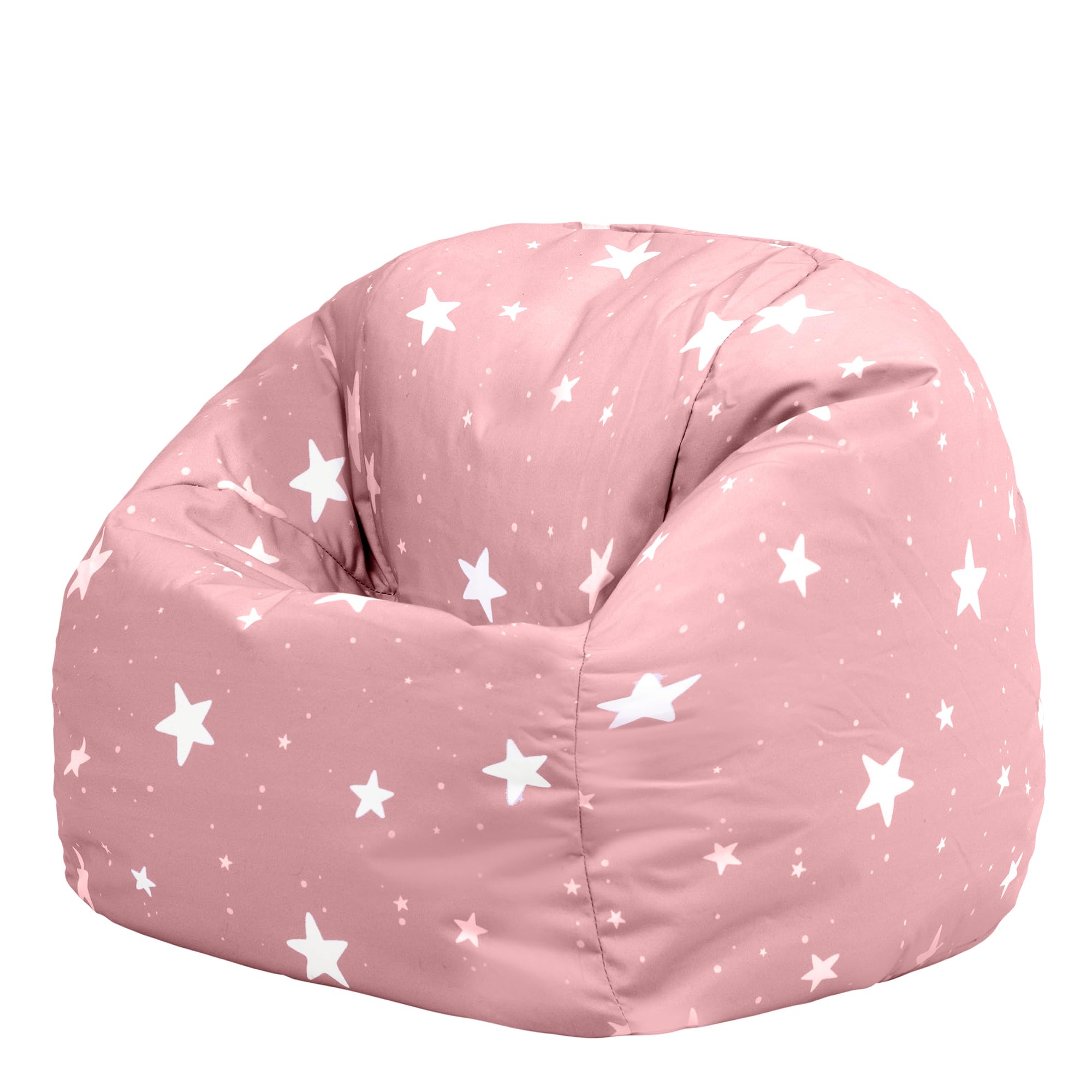 Icon Estrella Puff Infantil, Suaves y Cómodos, Puff con Relleno Includio, Sillas Infantiles, Sillon Niños Infantil para Decoracion Habitacion Niña o Niño, Rosa