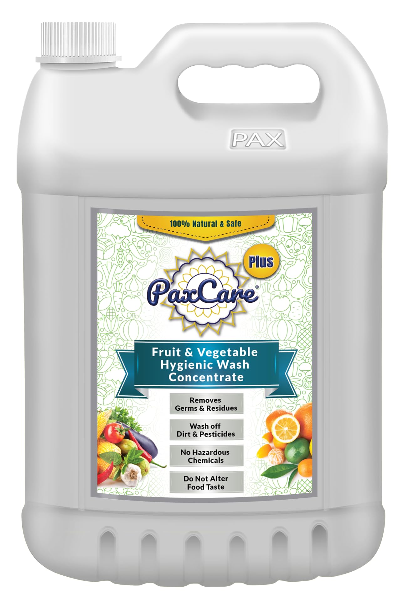 Plus Fruit & Vegetable Hygienic Wash Concentrate, 5L