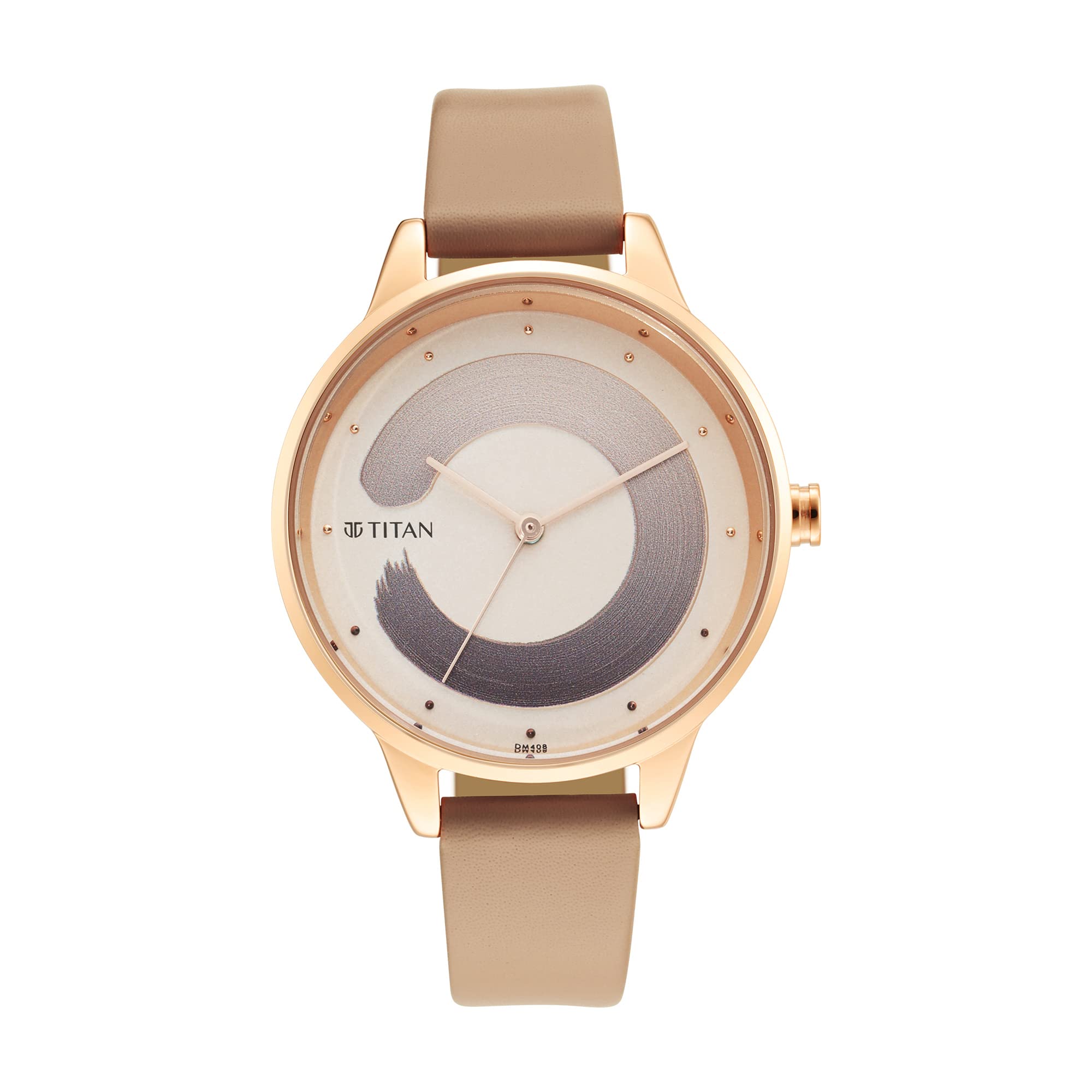 Titan Purple Glam It Up Rose Gold Dial Analog Leather Strap Watch for Women-NS2648WL05 (B09V59XRZ3) Amazon Price History, Amazon Price Tracker