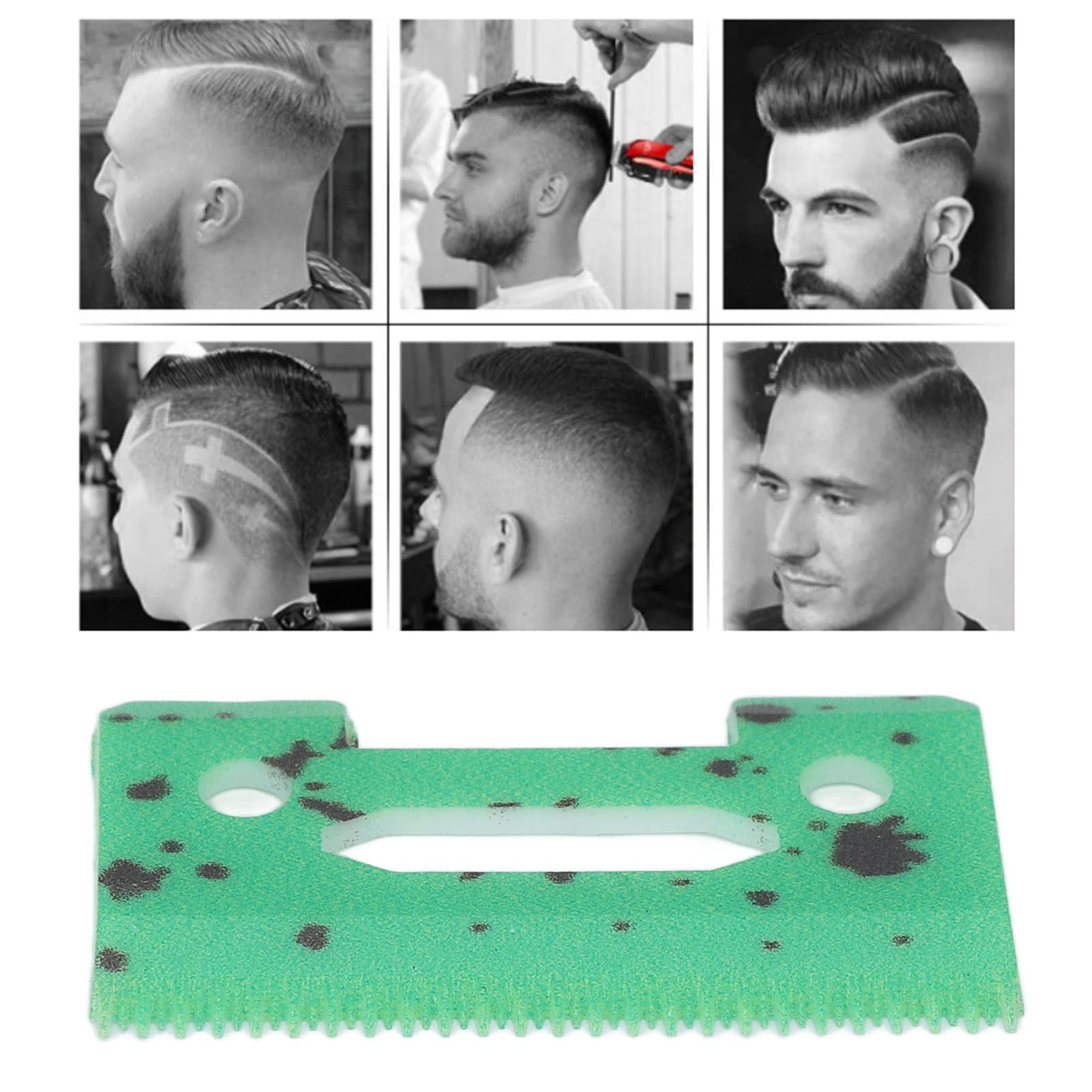 Qukaim Replacement Ceramic Clipper Blade Ceramic Hair Clipper Blade Replacement, Professional Home Ceramic Cutter Blade - Image 4