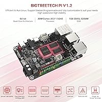 Vista 4 de BIGTREETECH Pi V1.2 Placa de control + pulpo V1.1+ 8 piezas TMC2209 V1.3 Kit de controlador de motor paso a paso Actualización Klipper para Voron