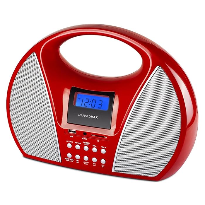 Buy HANNLOMAX HX510R Portable AM/FM Radio with USB/SD Port for MP3
