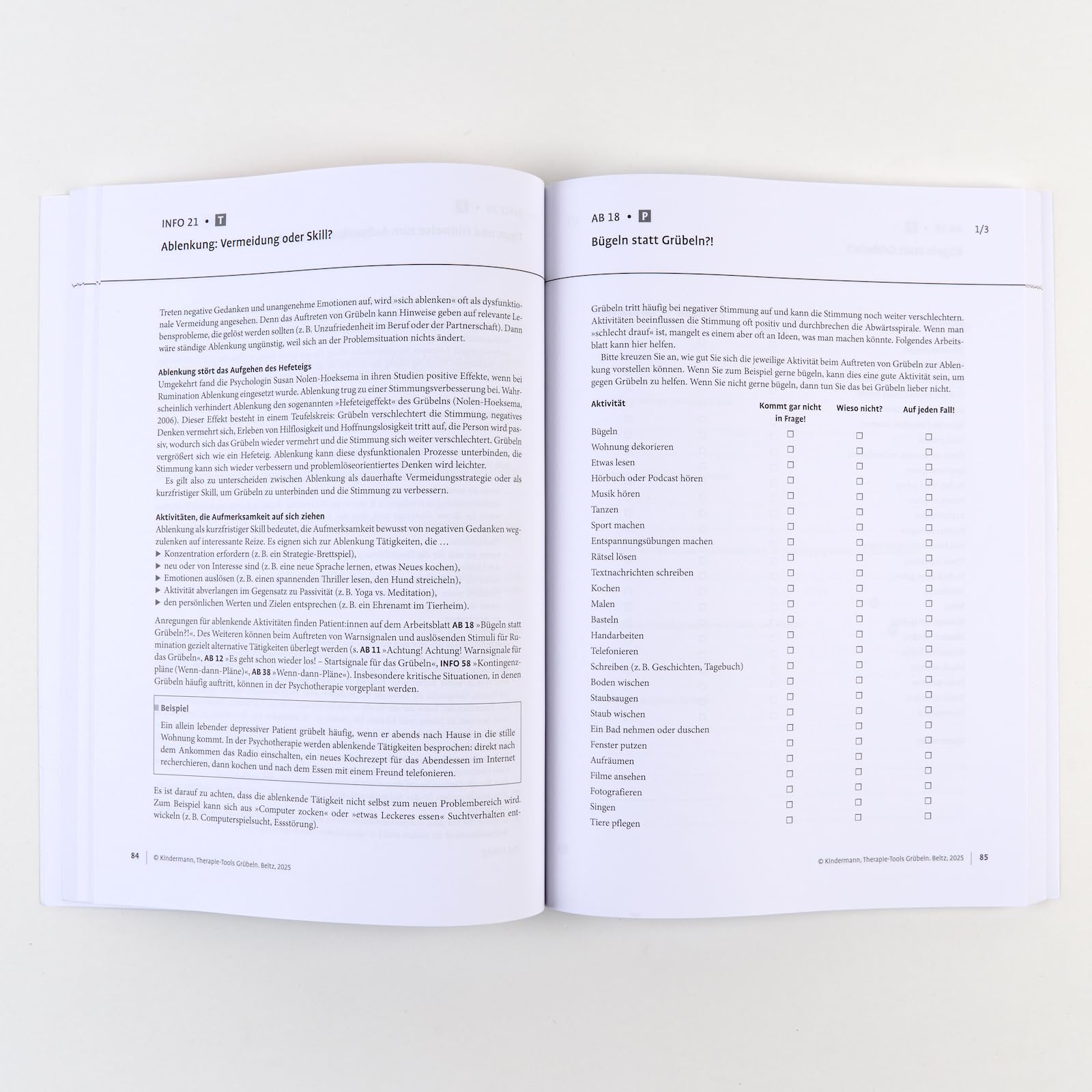 Therapie-Tools Grübeln: Mit E-Book inside und Arbeitsmaterial (Beltz Therapie-Tools)