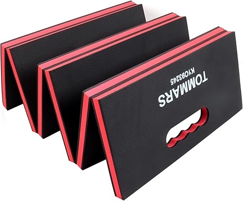 TOMMARS Almohadilla gruesa para rodillas de 0.9 pulgadas, almohadilla de rodillas para mecánico automotriz, almohadilla de rodillas de espuma