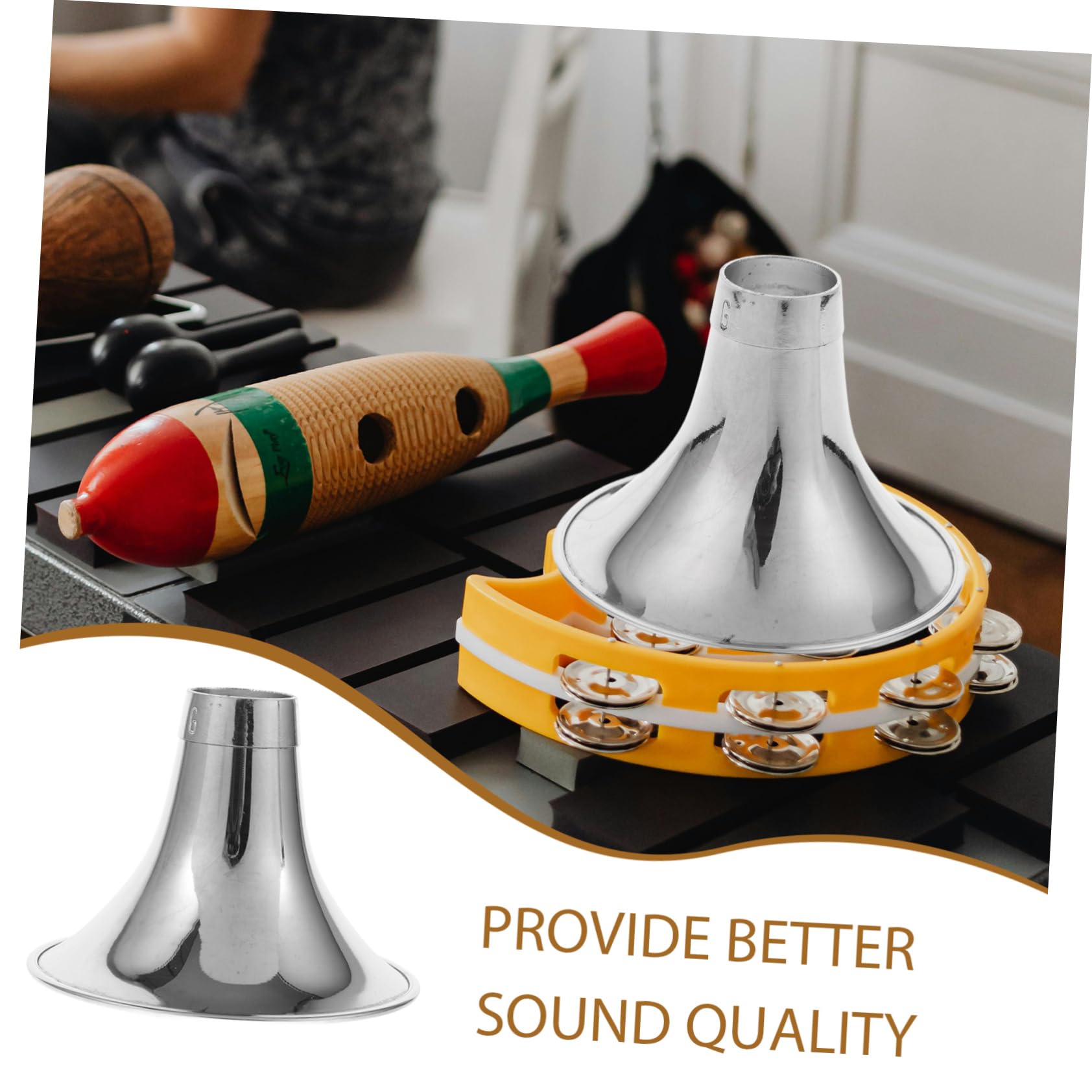 Alasum 5pièces Accessoire De Suona Métal Épaissi Remplacement Professionnel De Bouche De Suona Pour Musique Traditionnelle Conception Et Pratique