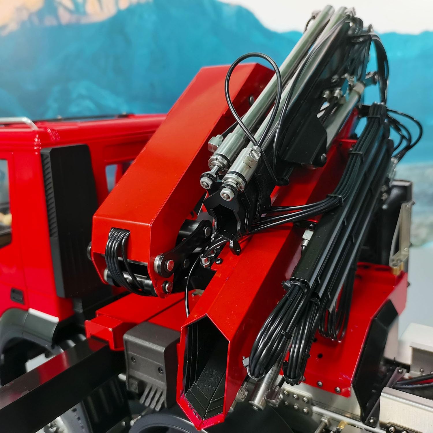 1/14 8X8 RC Hydraulic Crane Dump Car Metal Pl18Ev Radio Control Tipper Truck Motor Servo ESC Light Sound System for Hobby