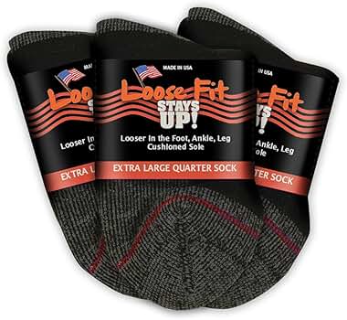 Amazon.com: Loose Fit Stays Up Men's and Women's Casual Lower Cut