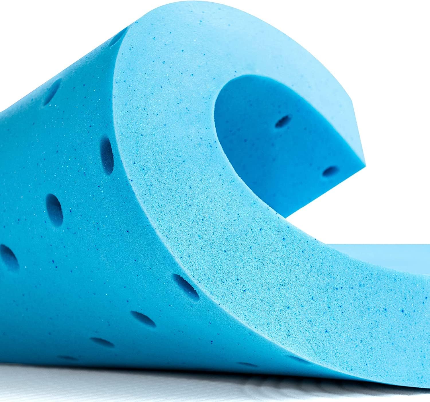 subrtex 2 Inch Single Cooling Bed Pad GelInfused Memory Foam Mattress