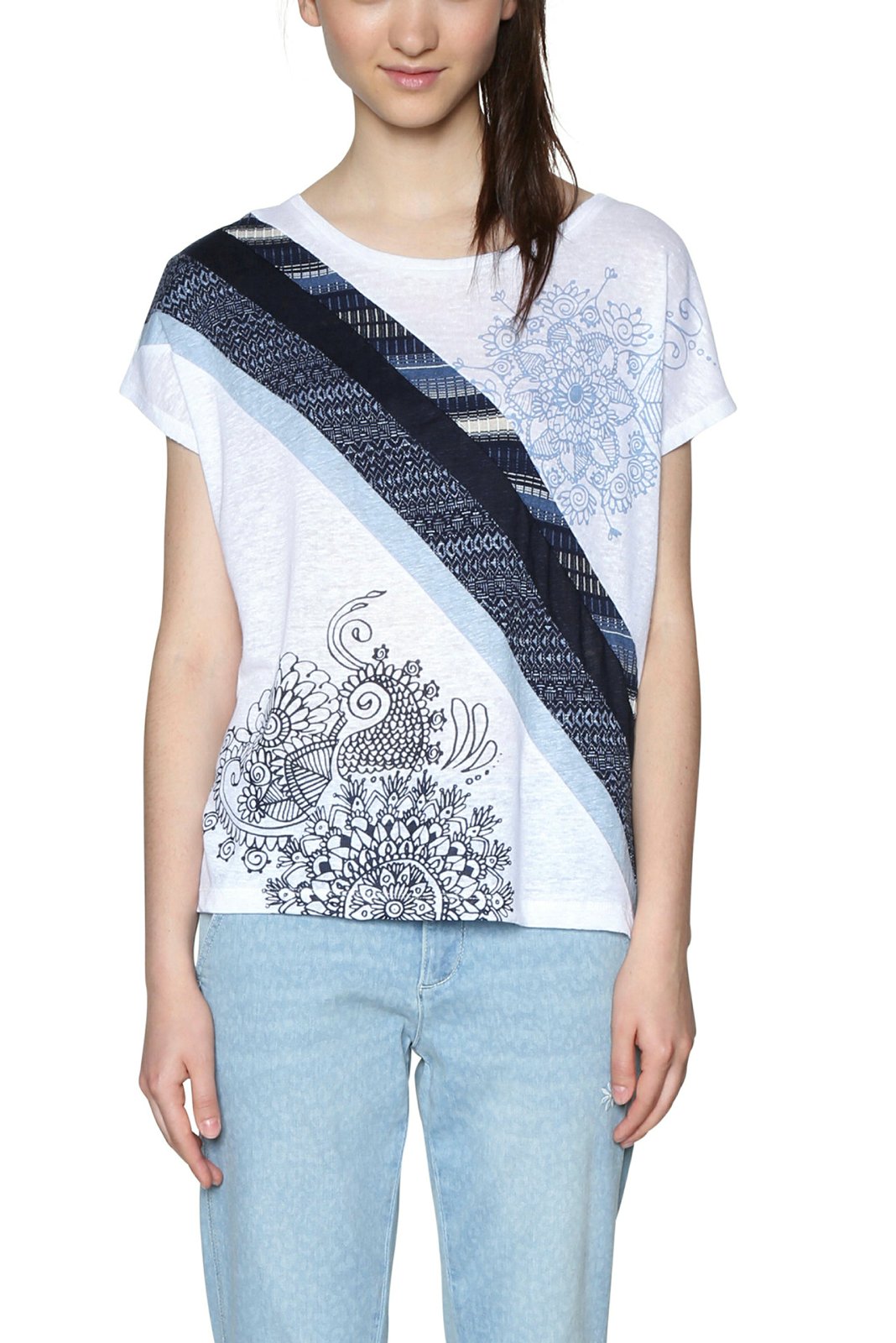 Desigual Damen Ts_Bernice T-Shirt