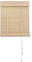 EVOLUX, Persiana Rolo Bambu 160cm x 160cm - Linha Bauhaus cor Fresno
