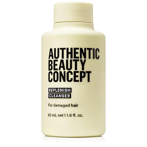 Authentic Beauty Concept Replenish Cleanser  Champú  Cabello dañado  Nutre y fortalece el cabello  Vegano y libre de crueldad  Sin sulfatos