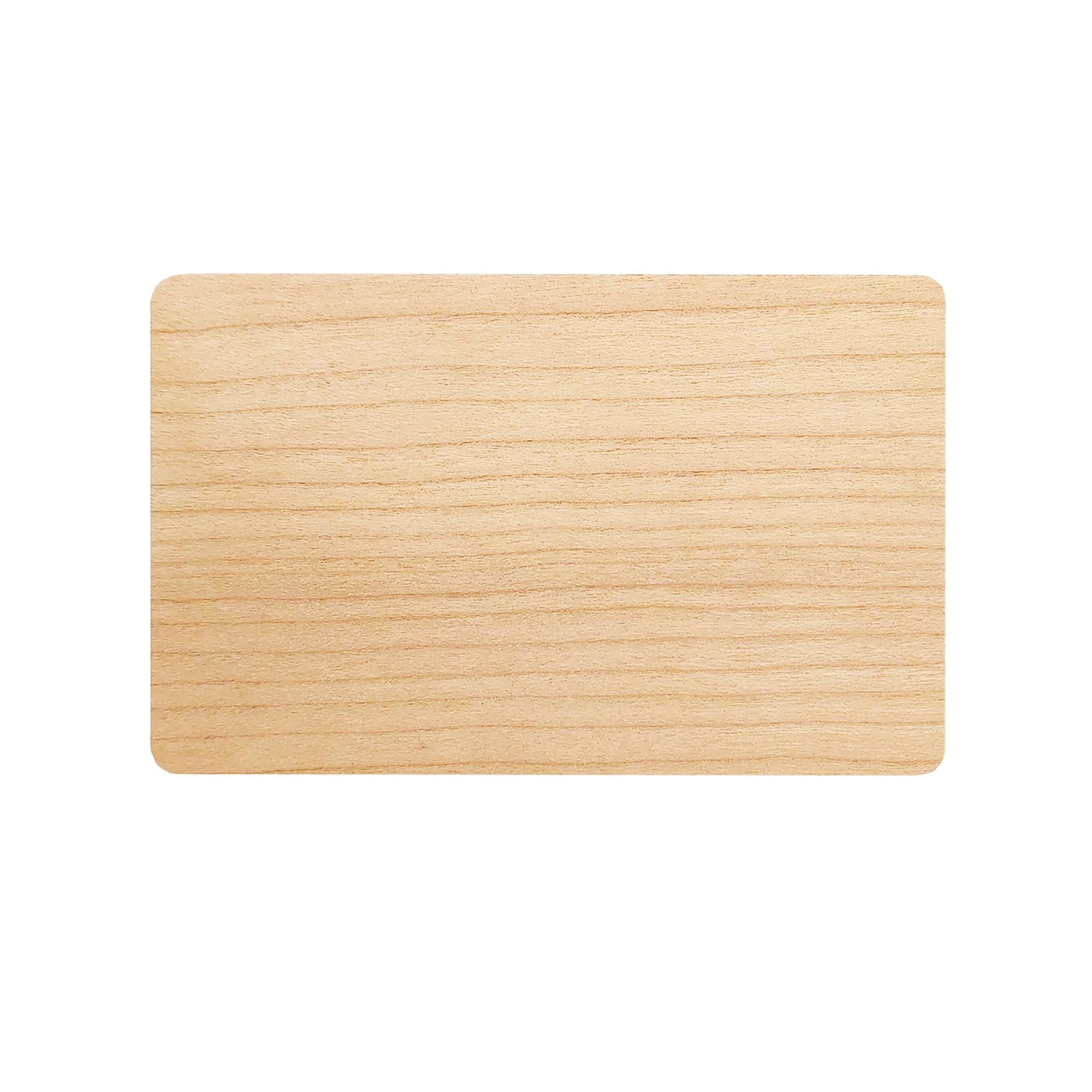 20-Pack NFC Wooden Cards with NFC213 Chip, 13.56MHz, ISO 14443-A Protocol for Social Identification & Digital Business Cards (Maple) — image 1