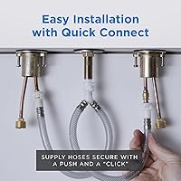 Vista 9 de Gerber Fontanería Parma Trim Line Grifo de lavabo generalizado de dos manijas